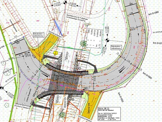 Plan neue Brücke
