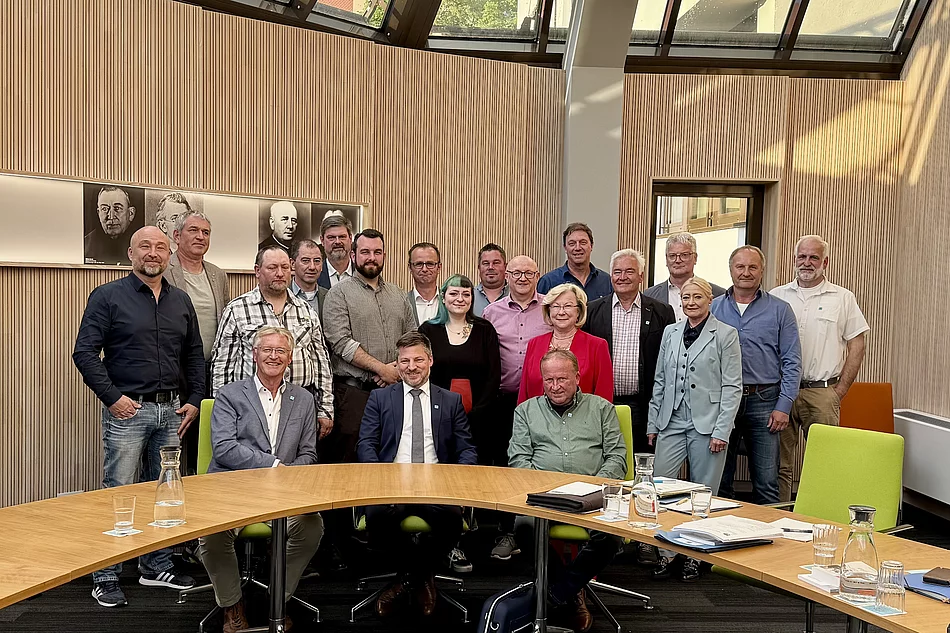 Marktgemeinderat Schwarzenfeld für die Periode 2026 - 2032 (Auf dem Foto fehlt Reinhard Meßmann)